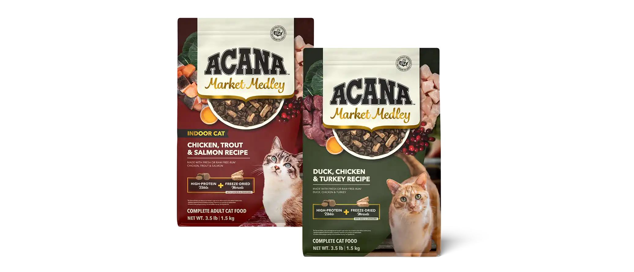 Complete ACANA Market Medley product lineup